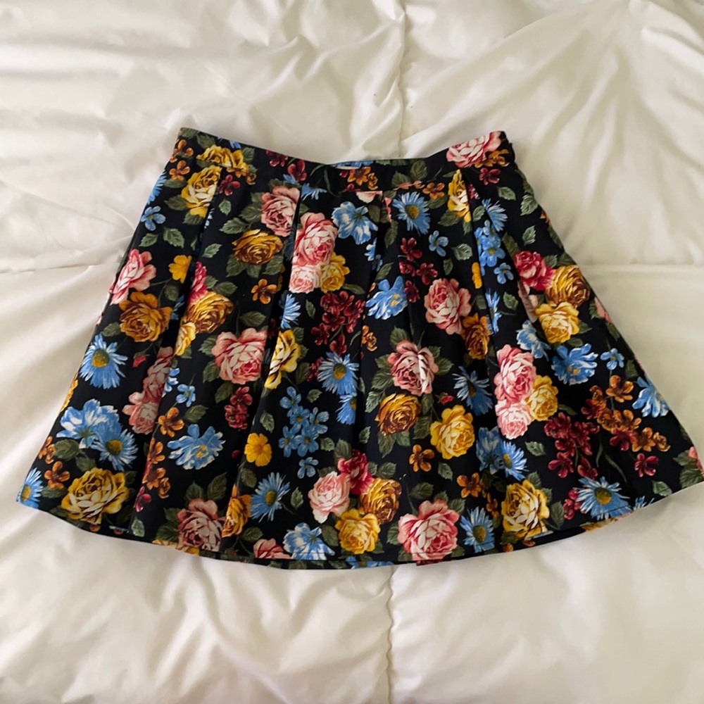 Flower Mini Skirt